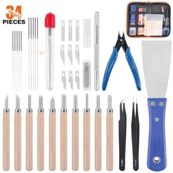 42 oder 34 teiliges 3D-Druck Tool Kit.