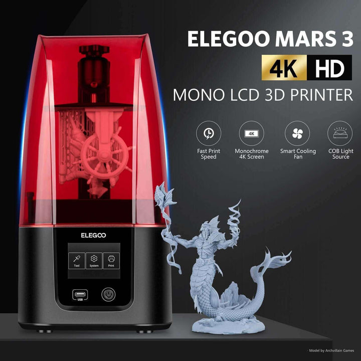 ELEGOO MARS 4 9K 3D-Drucker 3ddruckboss